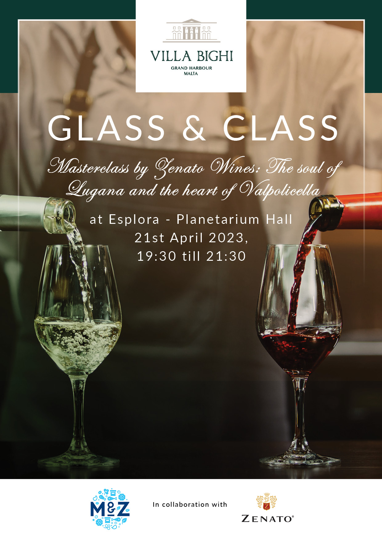 Glass & Class Wines Masterclass by Zenato Wines: The soul of Lugana and the heart of Valpolicella poster