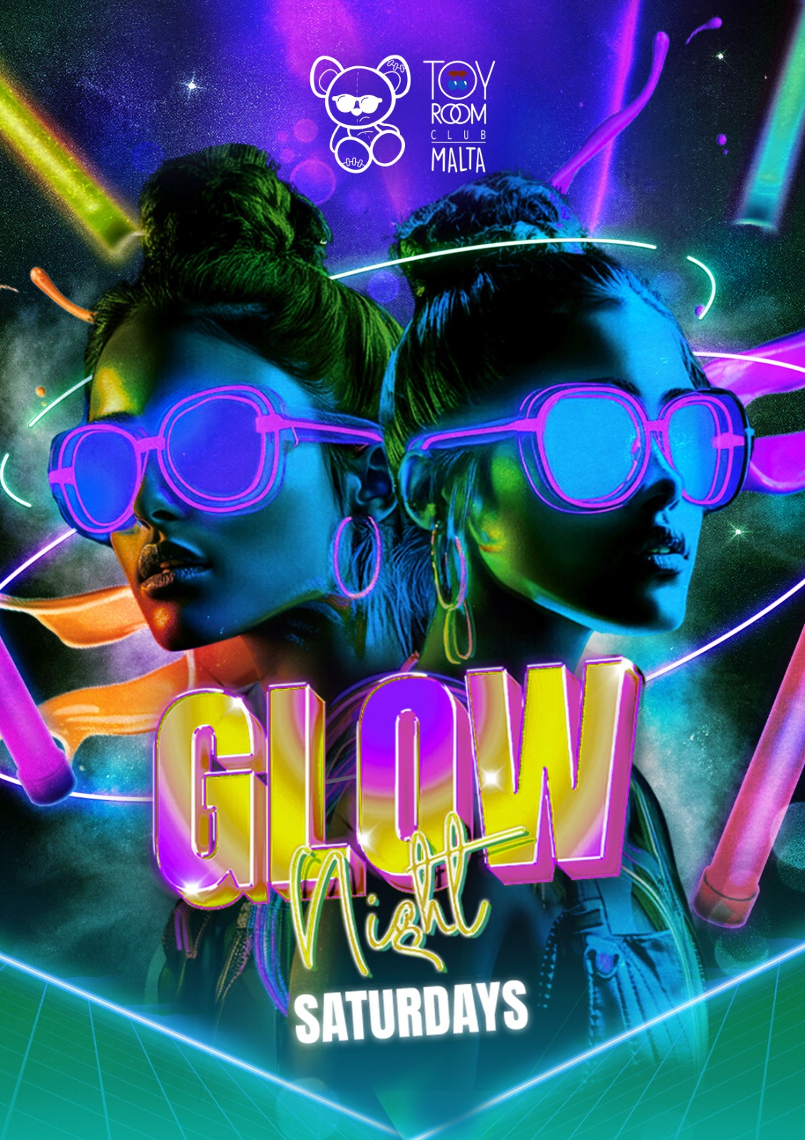 GLOW Saturdays poster