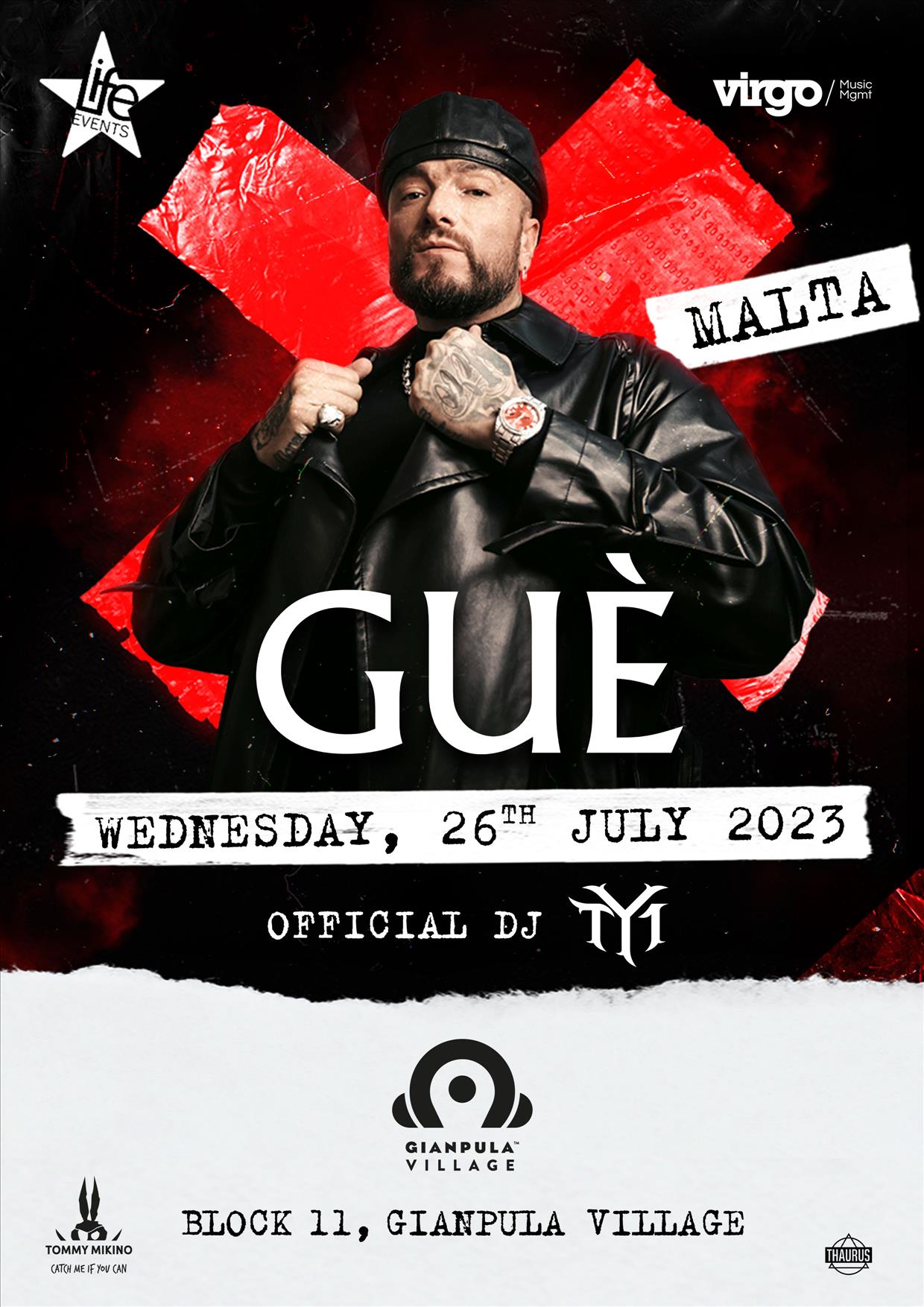 GUE PEQUENO LIVE in Malta at Gianpula Village poster