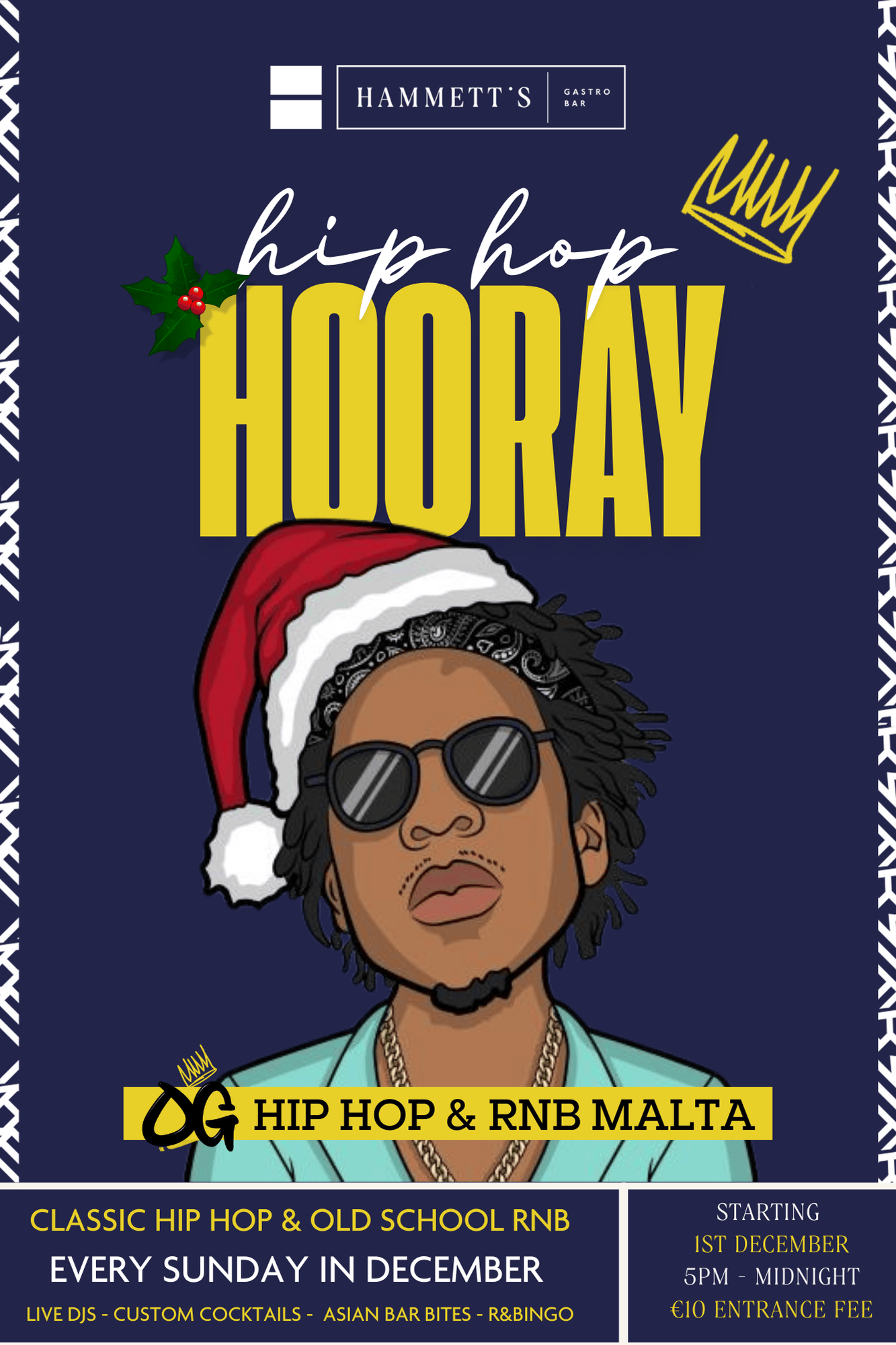 Hip Hop Hooray - Weekly Xmas Special @ Hammetts Gastro Bar