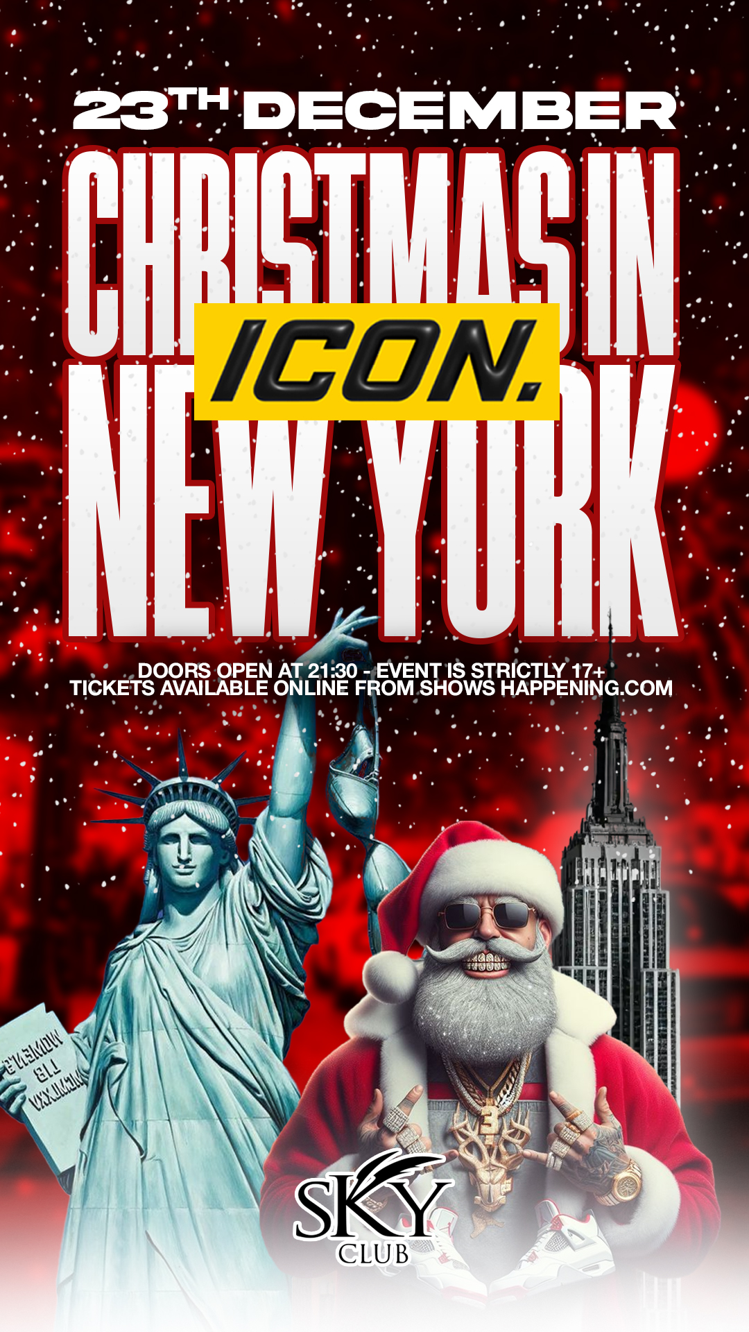 ICON | Christmas In New York City poster