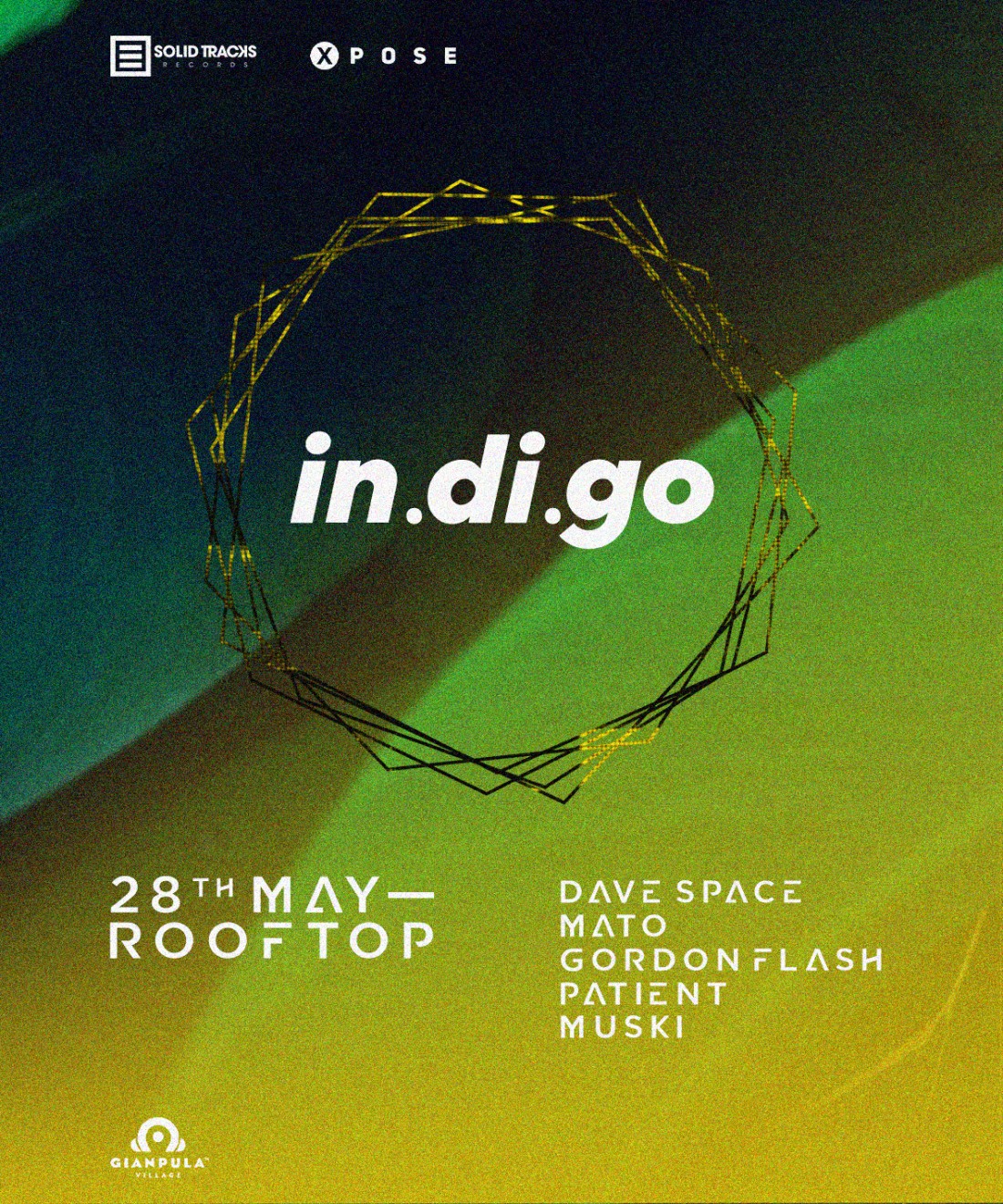 indigo // The Rooftop // May 28.23 poster