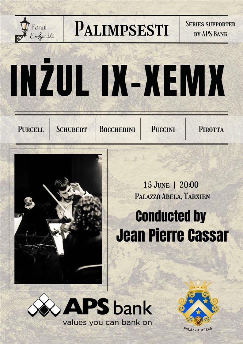 Inzul ix-Xemx | Palimpsesti - Series Supported by APS Bank poster