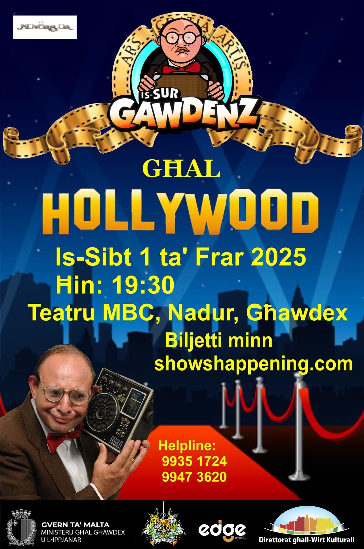 GAWDENZ GHAL HOLLYWOOD