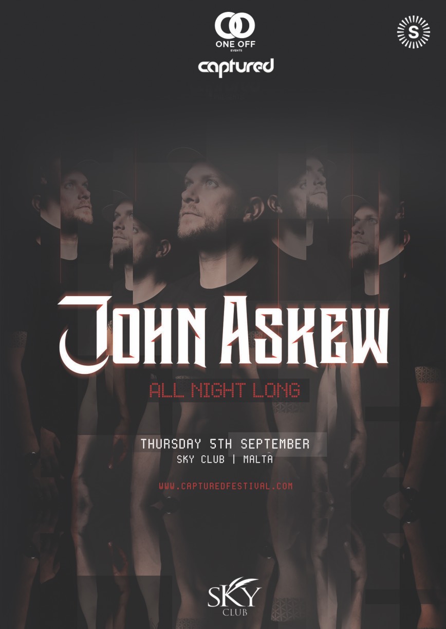 John Askew All Night Long at SKY CLUB poster