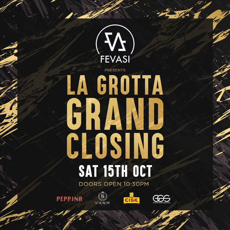 La Grotta Grand Closing 2022 poster