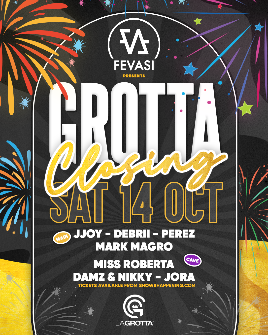 La Grotta | The Grand Closing 2023 poster