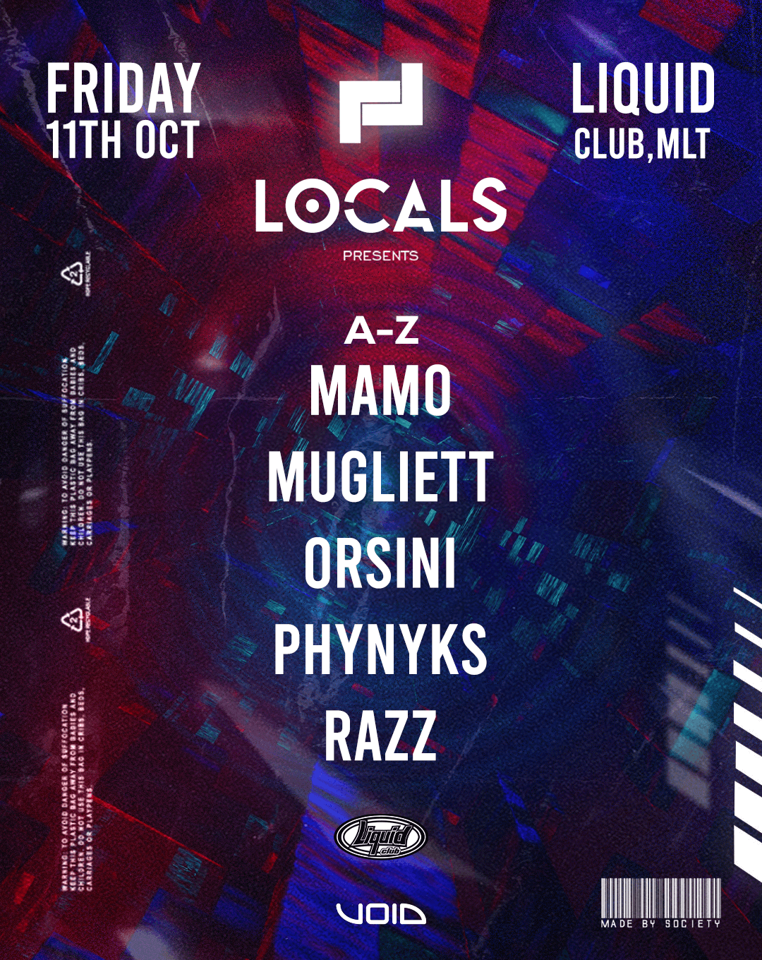 LOCALS X LIQUID 11.10.24 poster