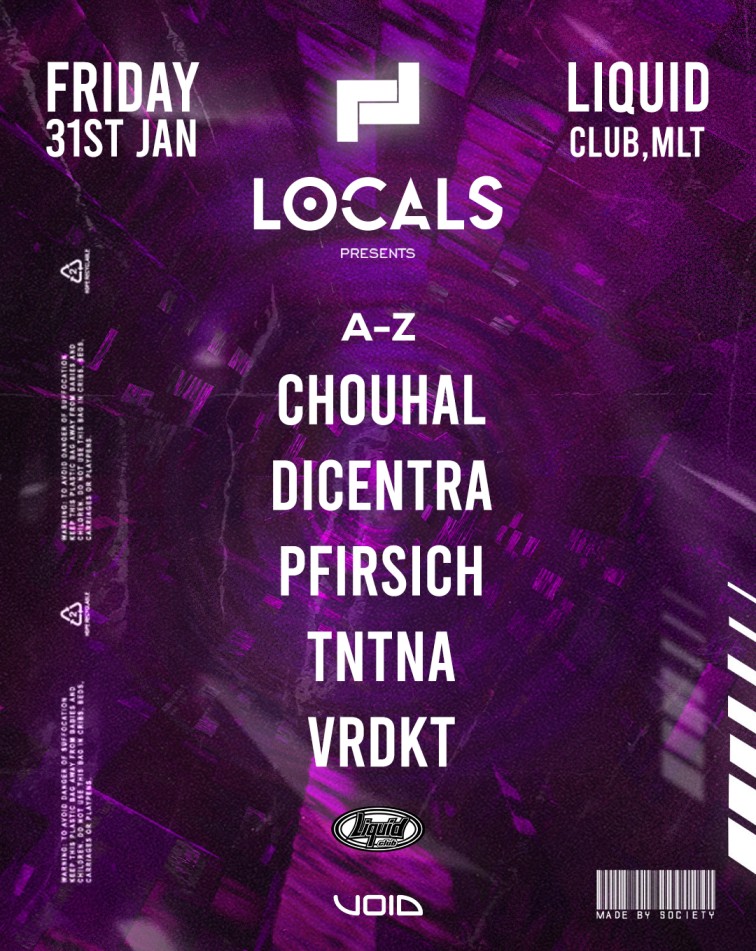 LOCALS X LIQUID 31.01.25 poster