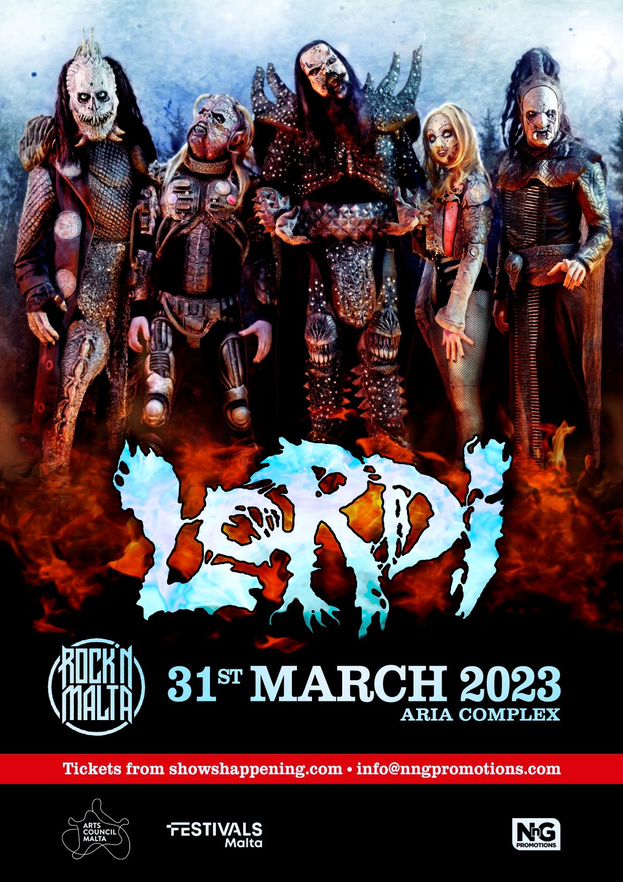 Lordi Live in Malta poster