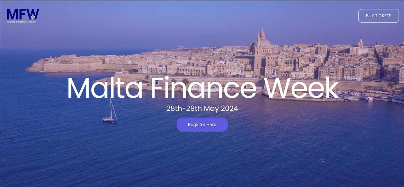 Malta Finance Week poster