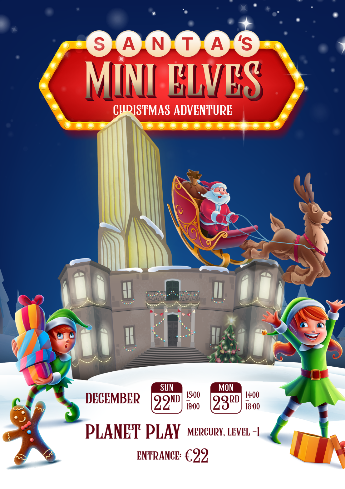 Mini Elves' Christmas Adventure poster