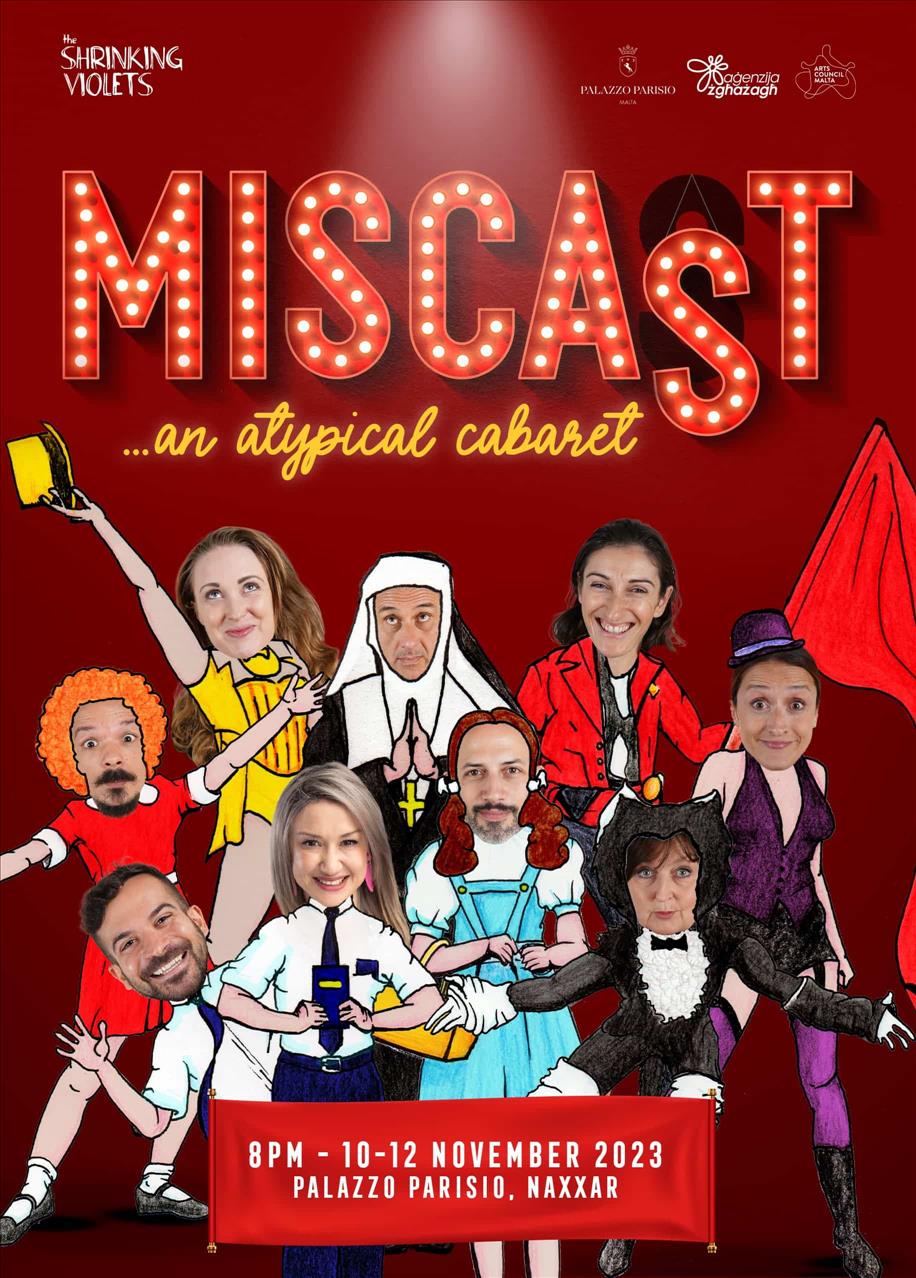 Miscast - An Atypical Cabaret poster
