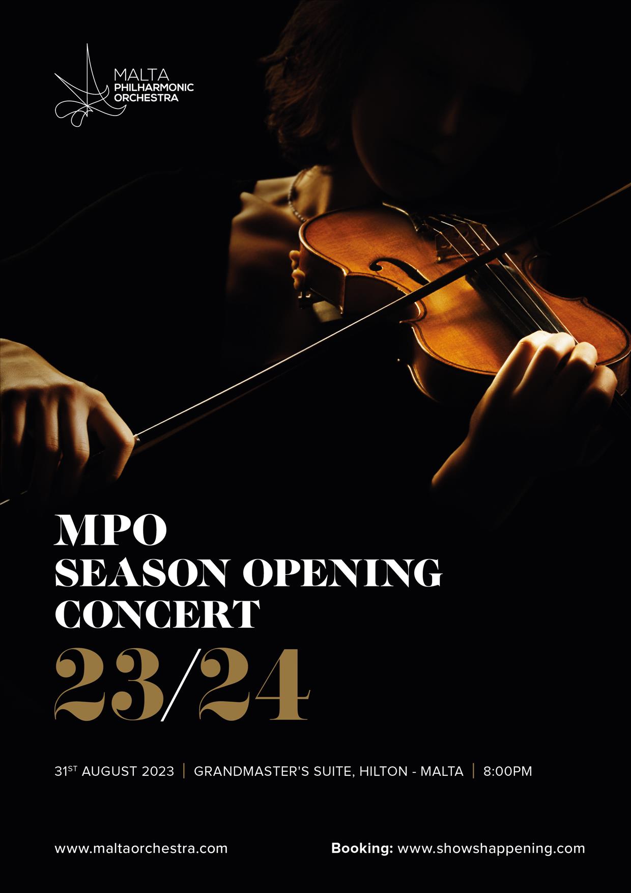 MPO Season Opening Concert poster