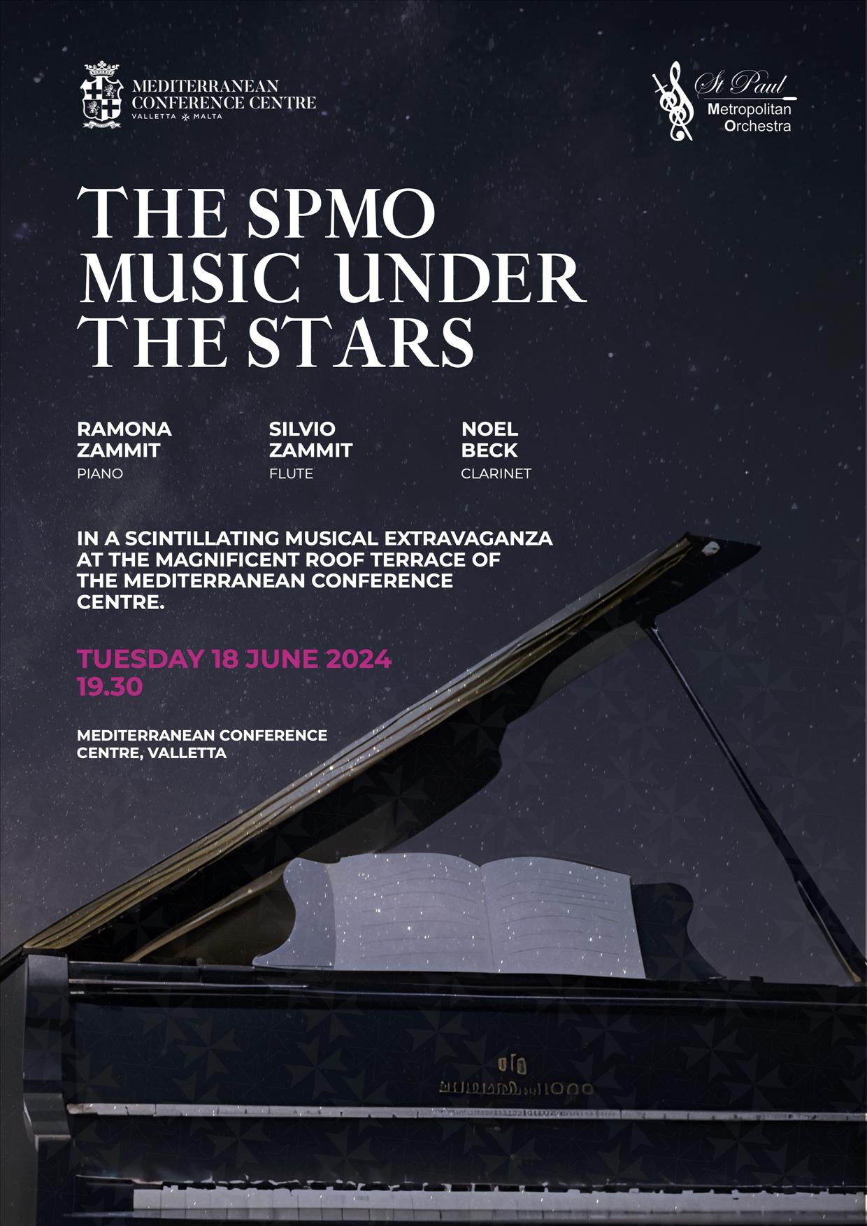 MUSIC UNDER THE STARS poster