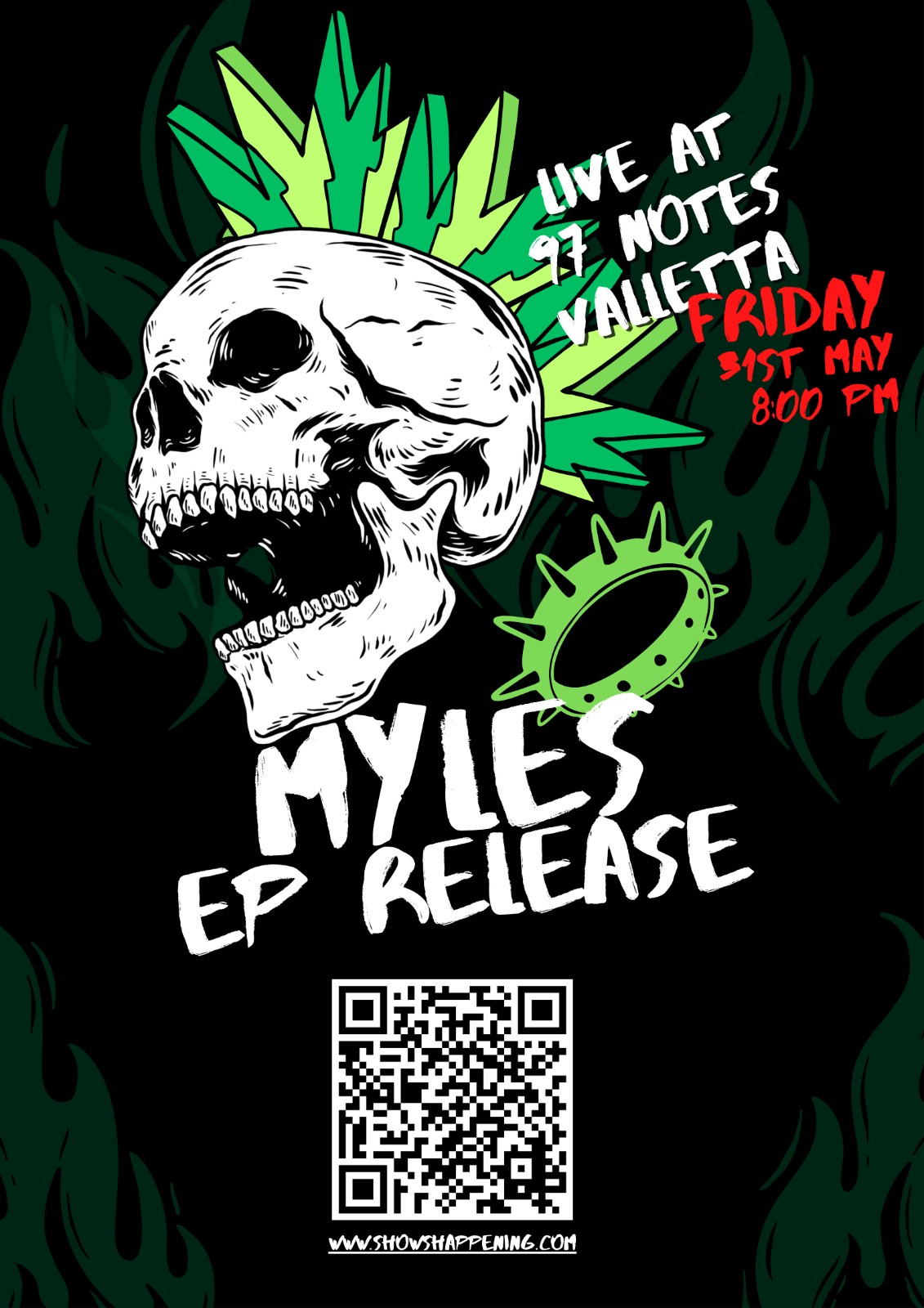 Myles - Chronic Feelings @97Notes (EP Launch) poster