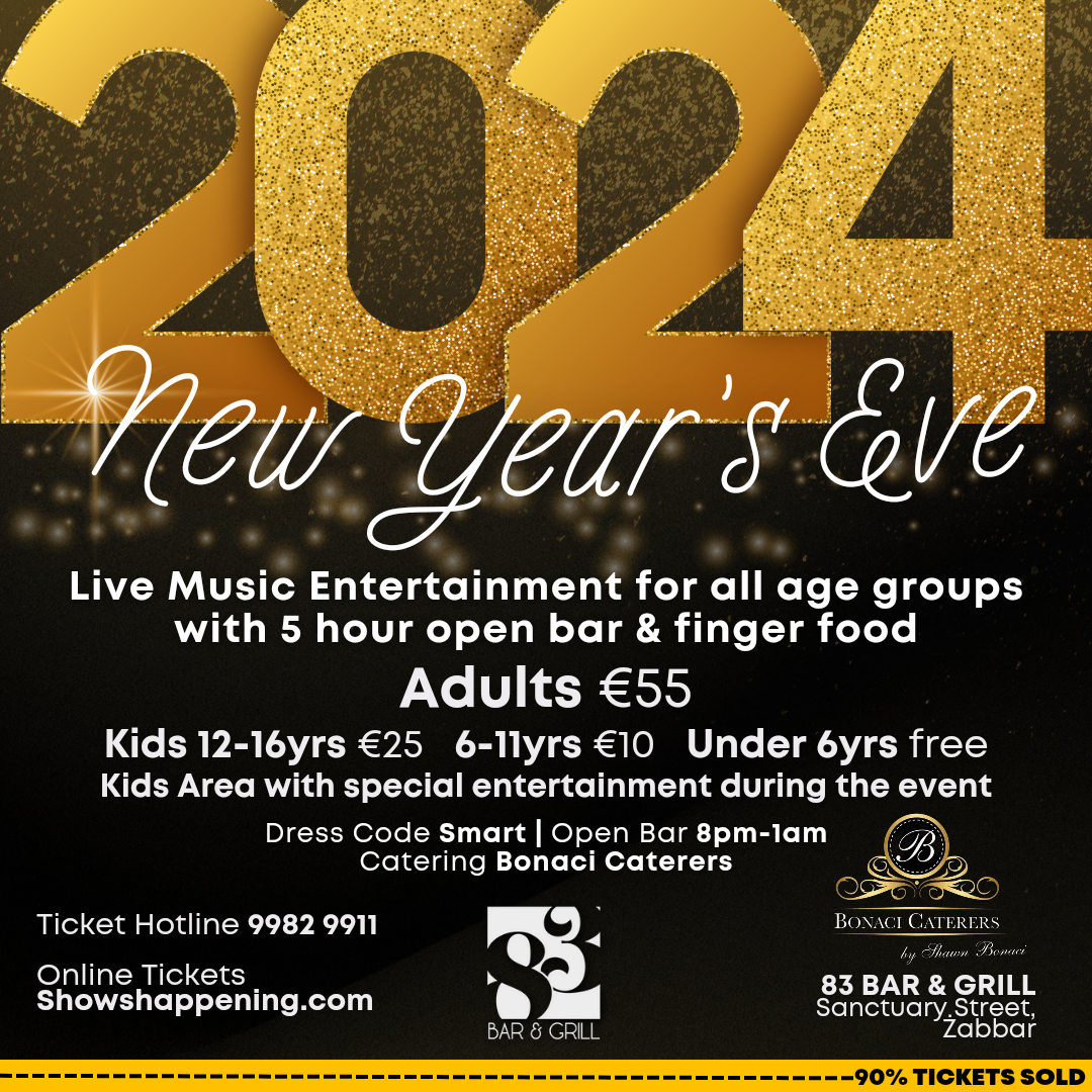 New Year's Eve 2024 at 83 Bar & Grill poster