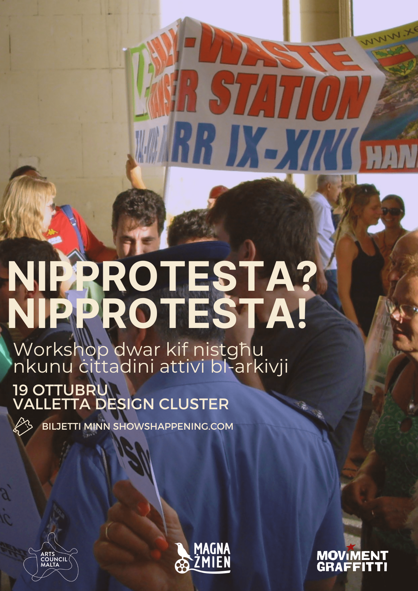 Nipprotesta? Nipprotesta! Workshop poster