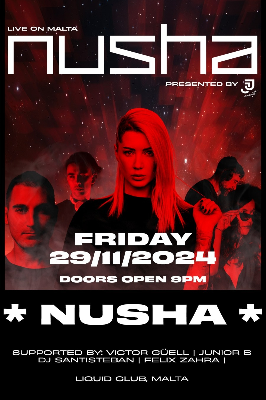 NUSHA [Filth on Acid] @ Liquid Club Malta