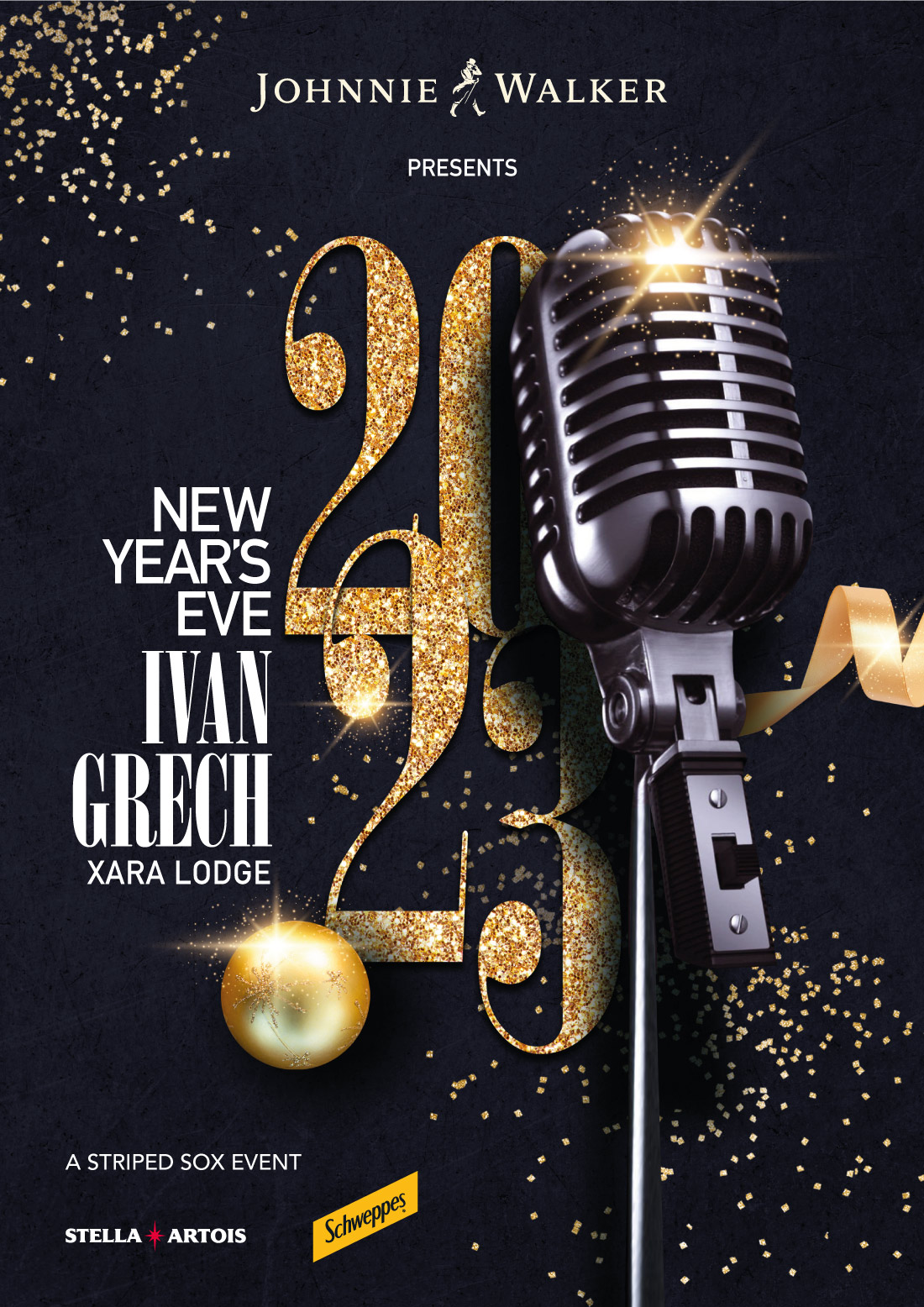 NYE 2023 with Ivan Grech poster