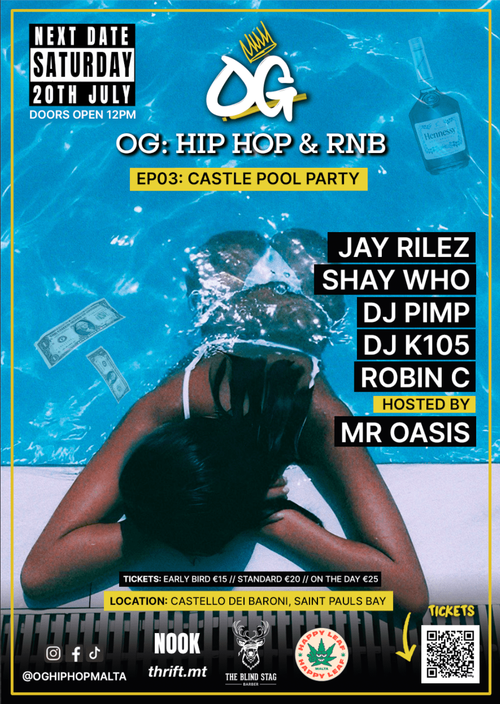 OG HIP HOP & RNB - EP 03 - CASTLE RAVE / POOL PARTY poster