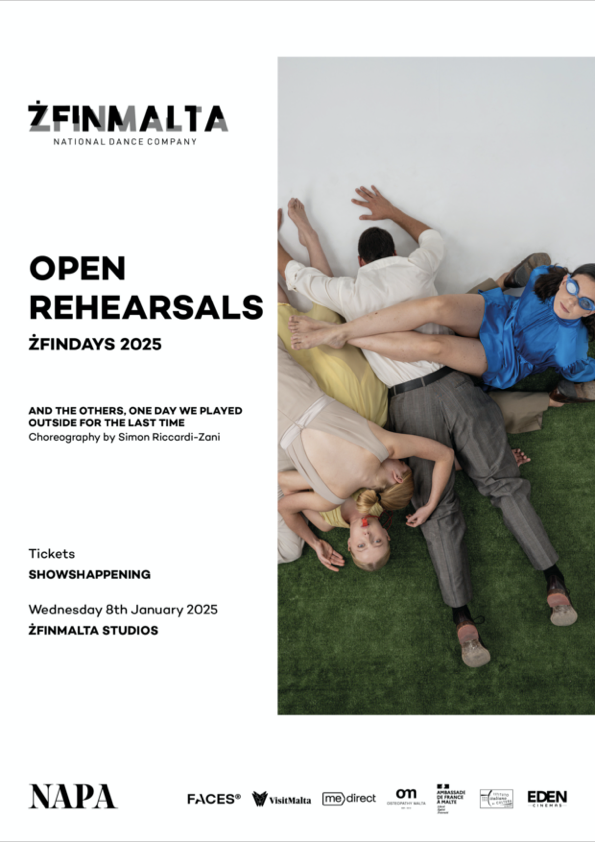 Open Rehearsals with ŻfinMalta National Dance Company: ŻfinDays/Simon Riccardi-Zani