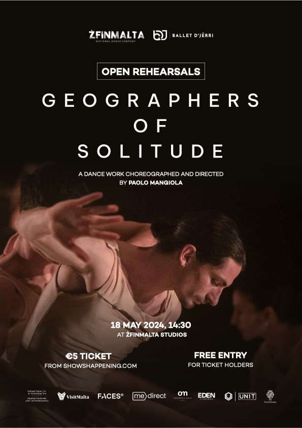 Open Rehearsals: ŻfinMalta National Dance Company & Ballet d'Jèrri for Geographers of Solitude poster