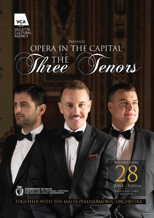 Opera in the Capital - The Three Tenors poster