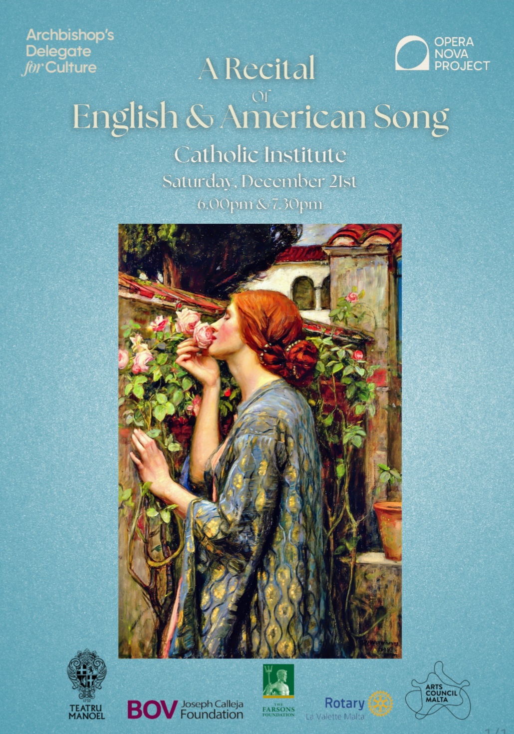 Opera Nova Project - A Recital of English and American Song poster