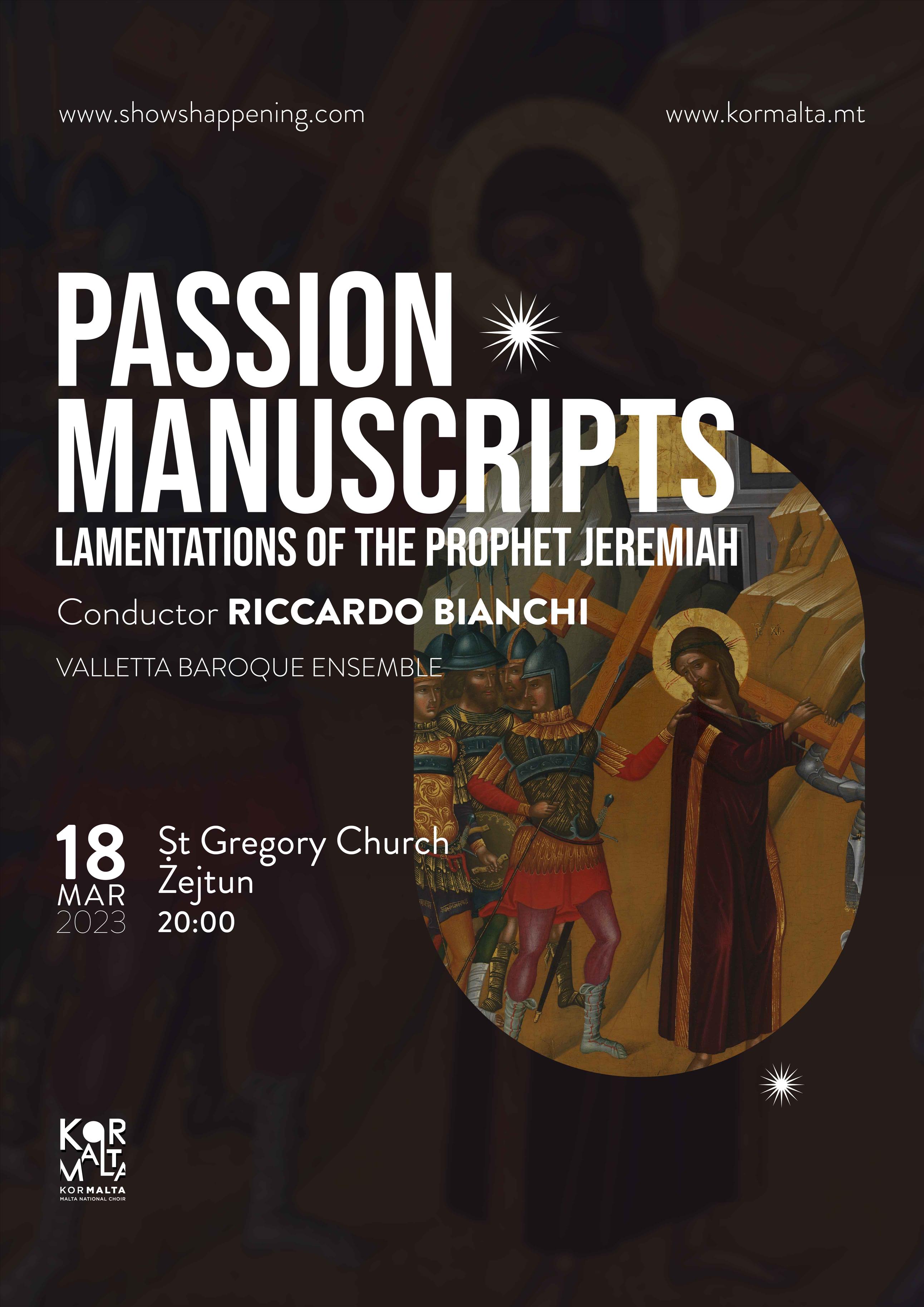 Passion Manuscripts poster