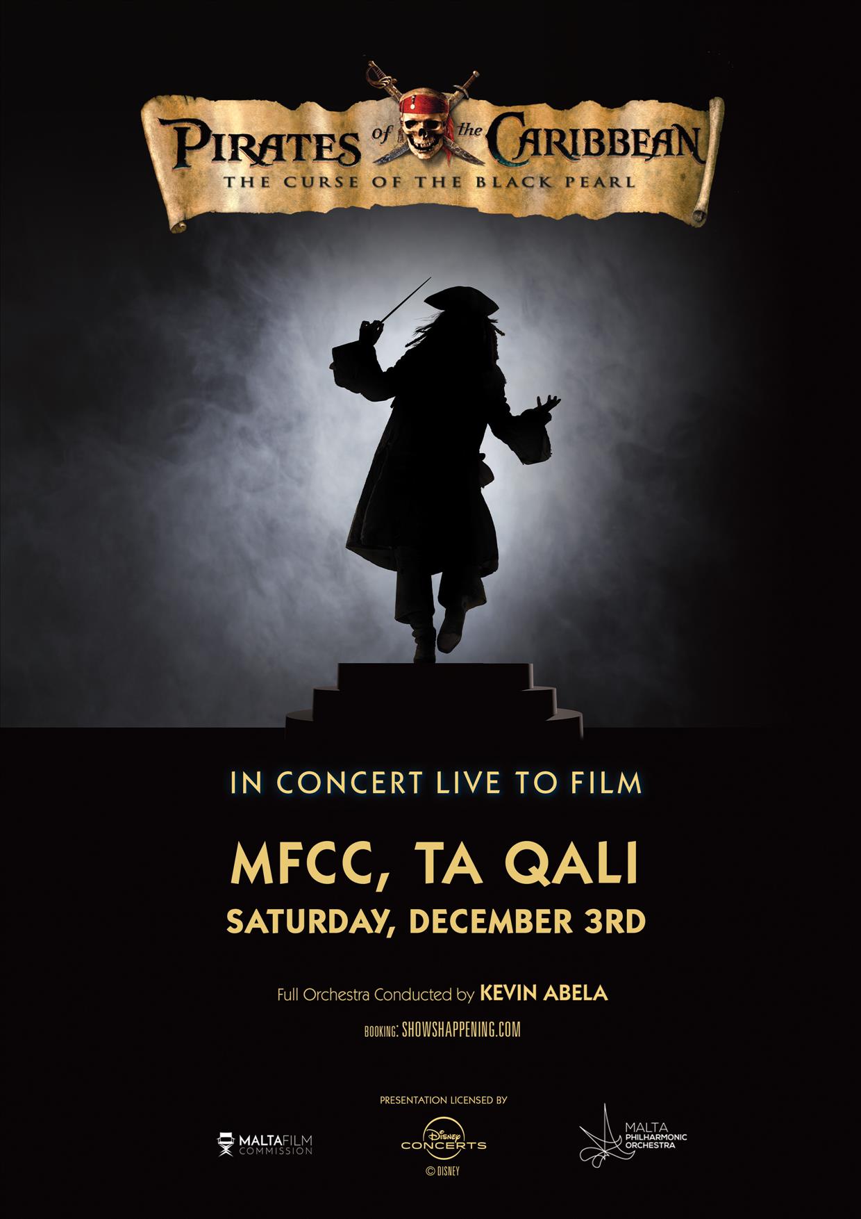 Pirates of the Caribbean - The Curse of the Black Pearl in Concert Live to Film poster