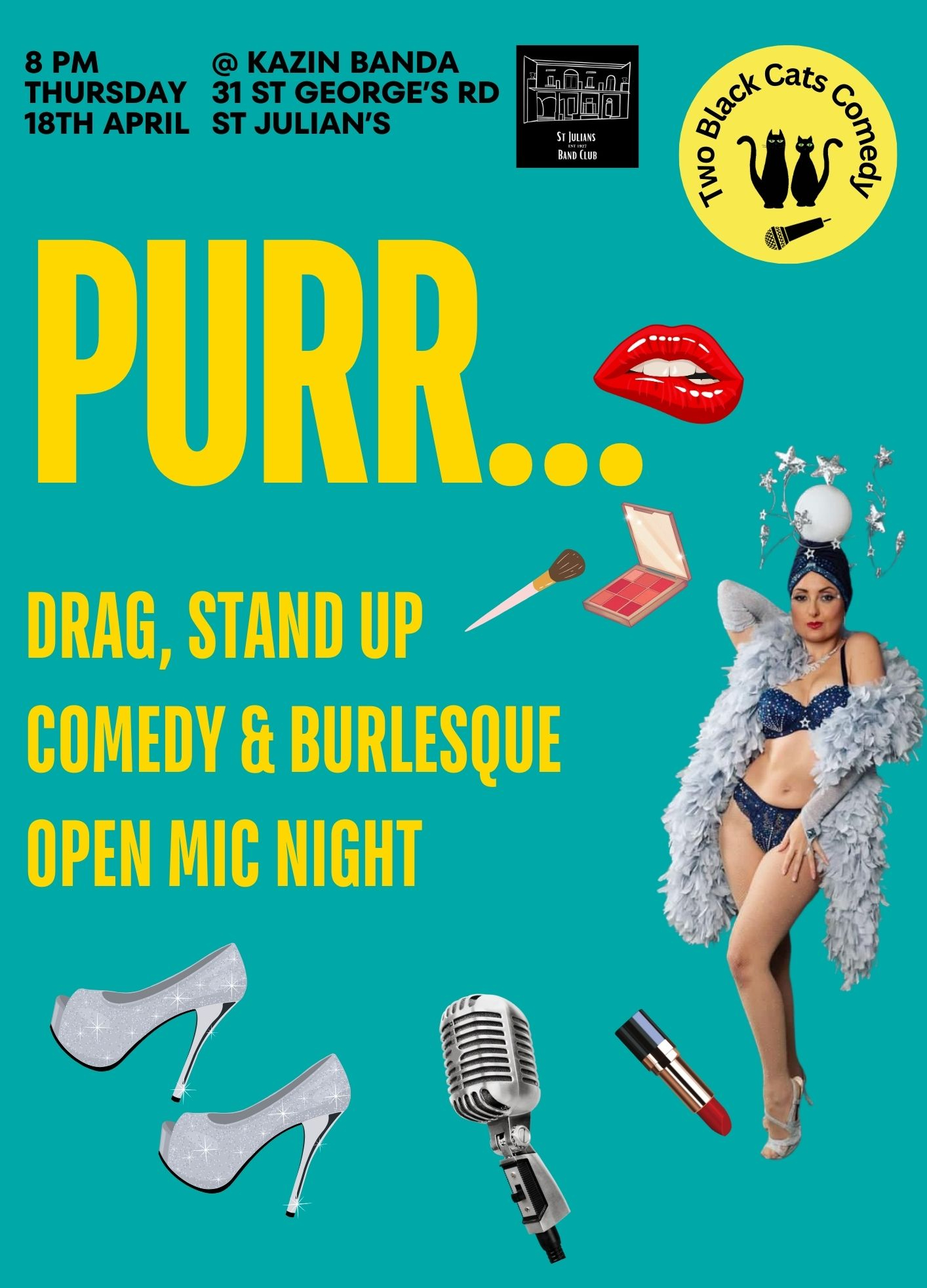 Pur.. A Night of Comedy,Drag,and Burlesque poster