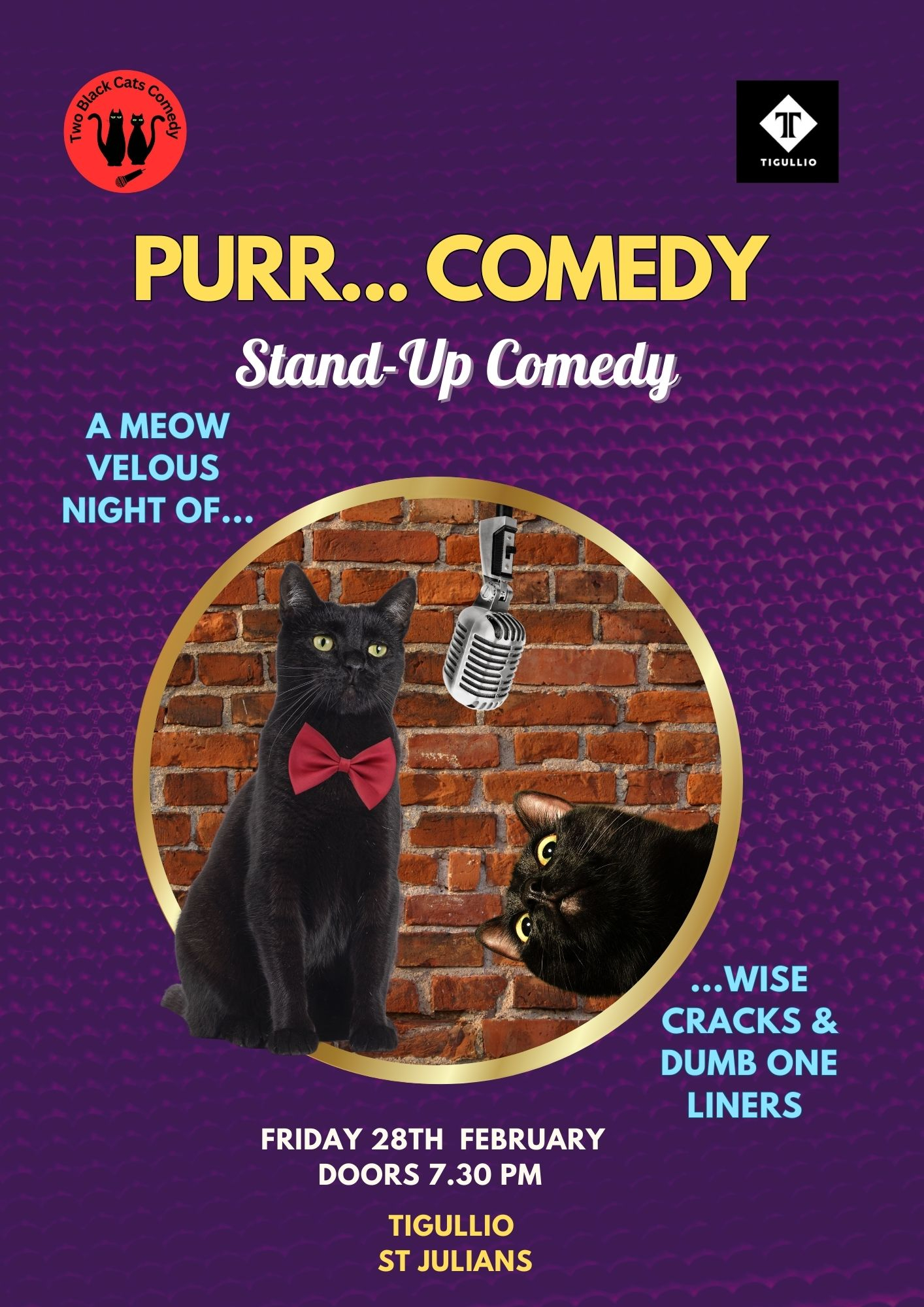 🐾 Purr…Stand Up Comedy Night 🐾 poster