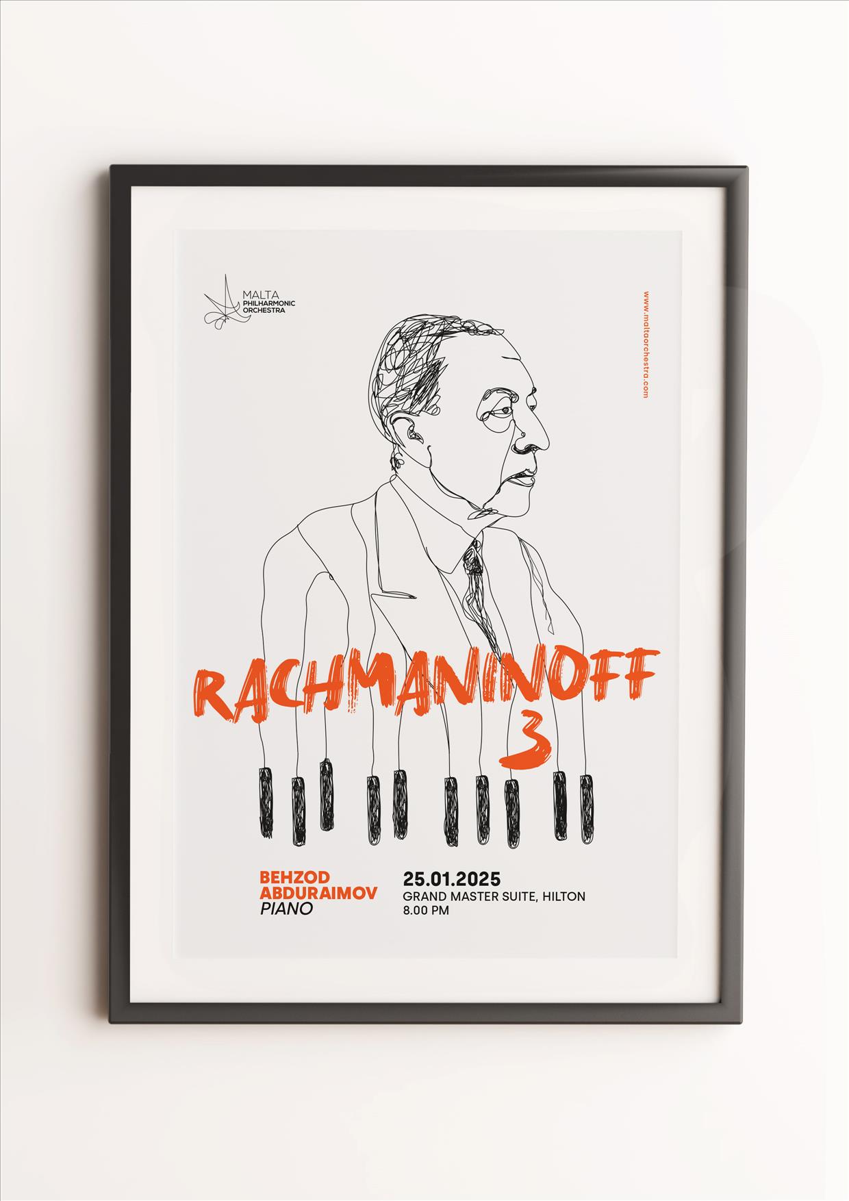 Rachmaninoff 3 poster