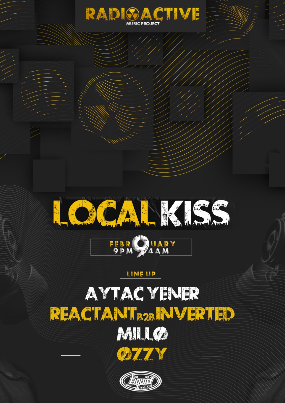 RADIOACTIVE PRESENT - LOCAL KISS poster