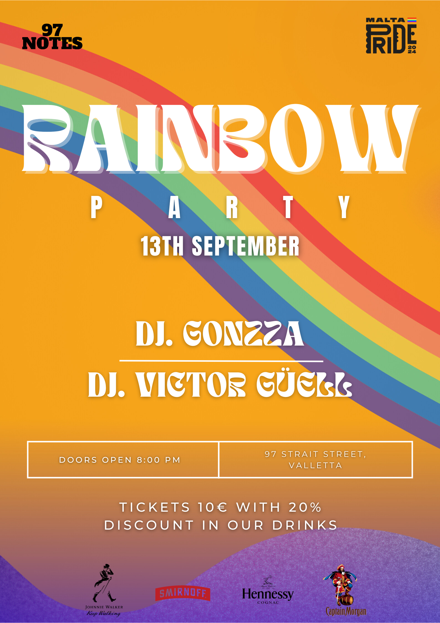 RAINBOW PARTY @97NOTES poster