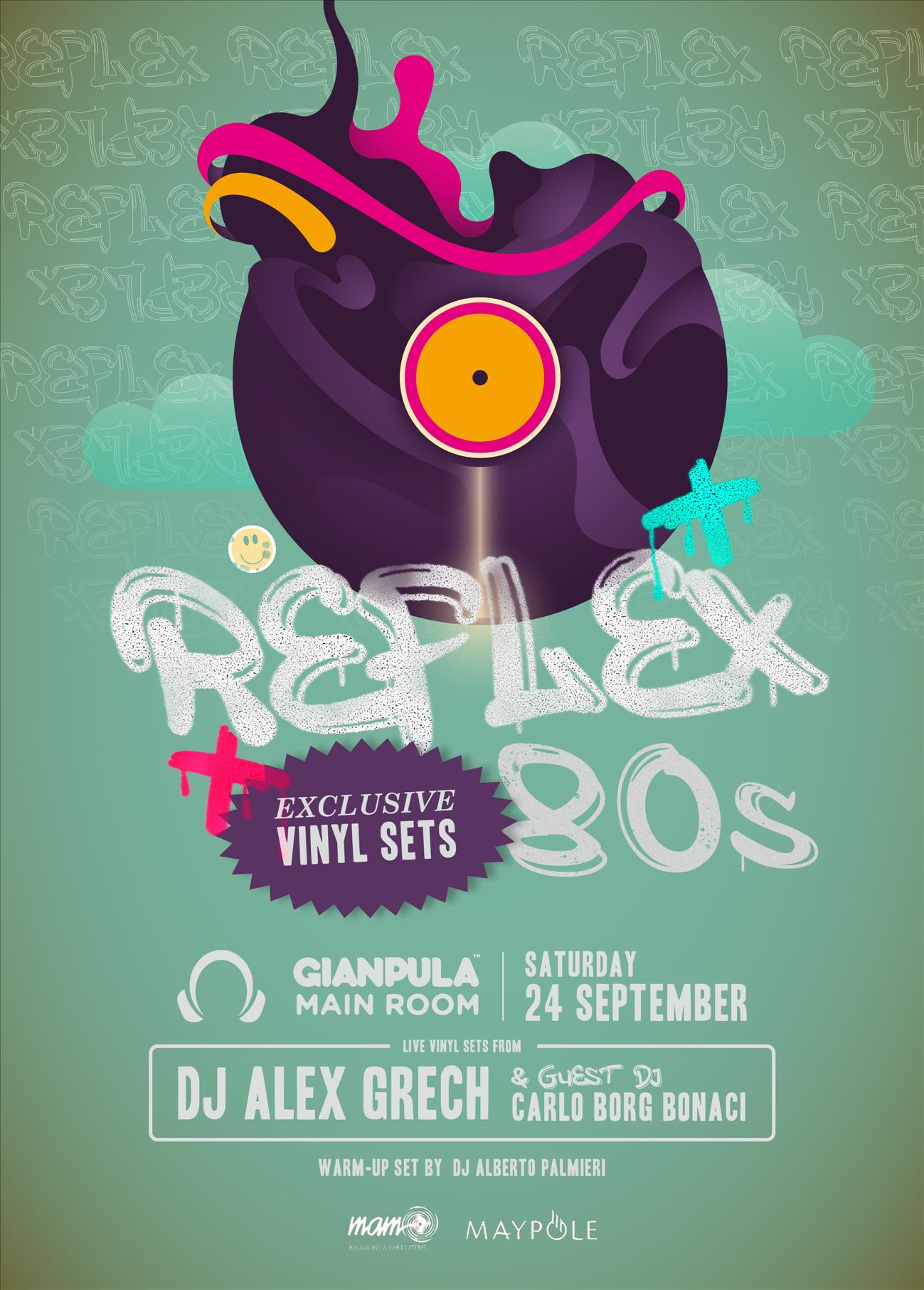 Reflex 80's Party (100% Vinyl) poster