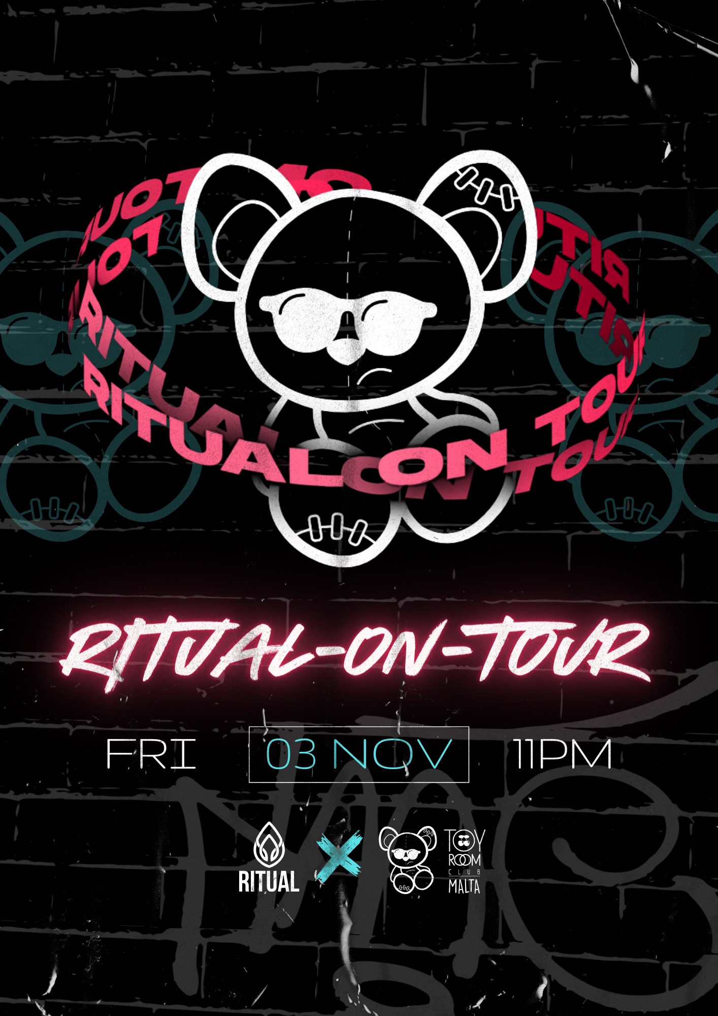 Ritual on Tour at Toyroom Club poster