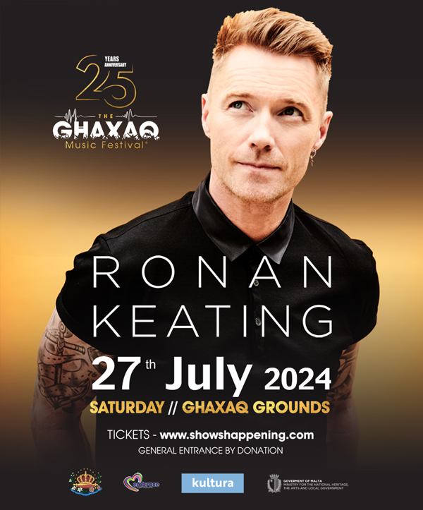 Ronan Keating Live in Malta poster