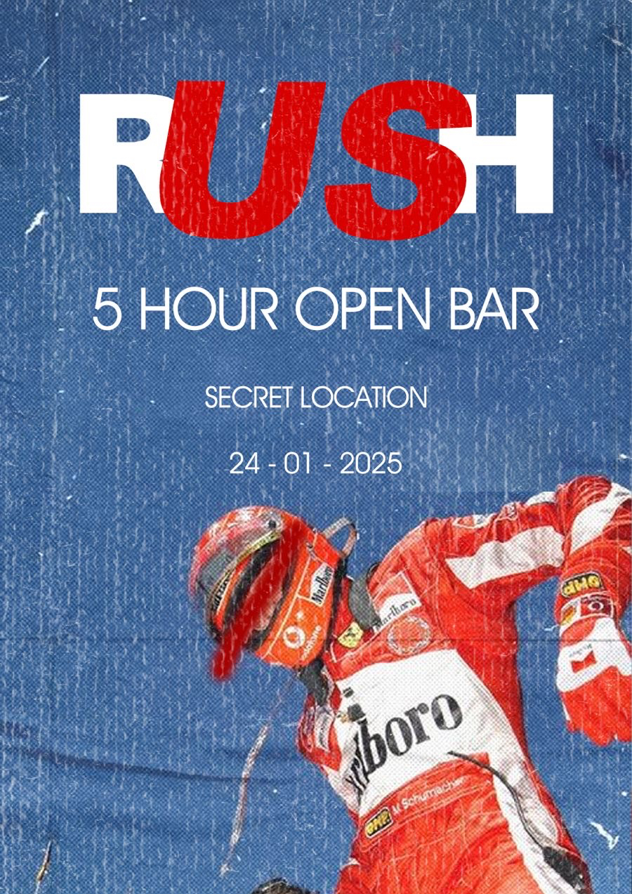 RUSH OPEN BAR