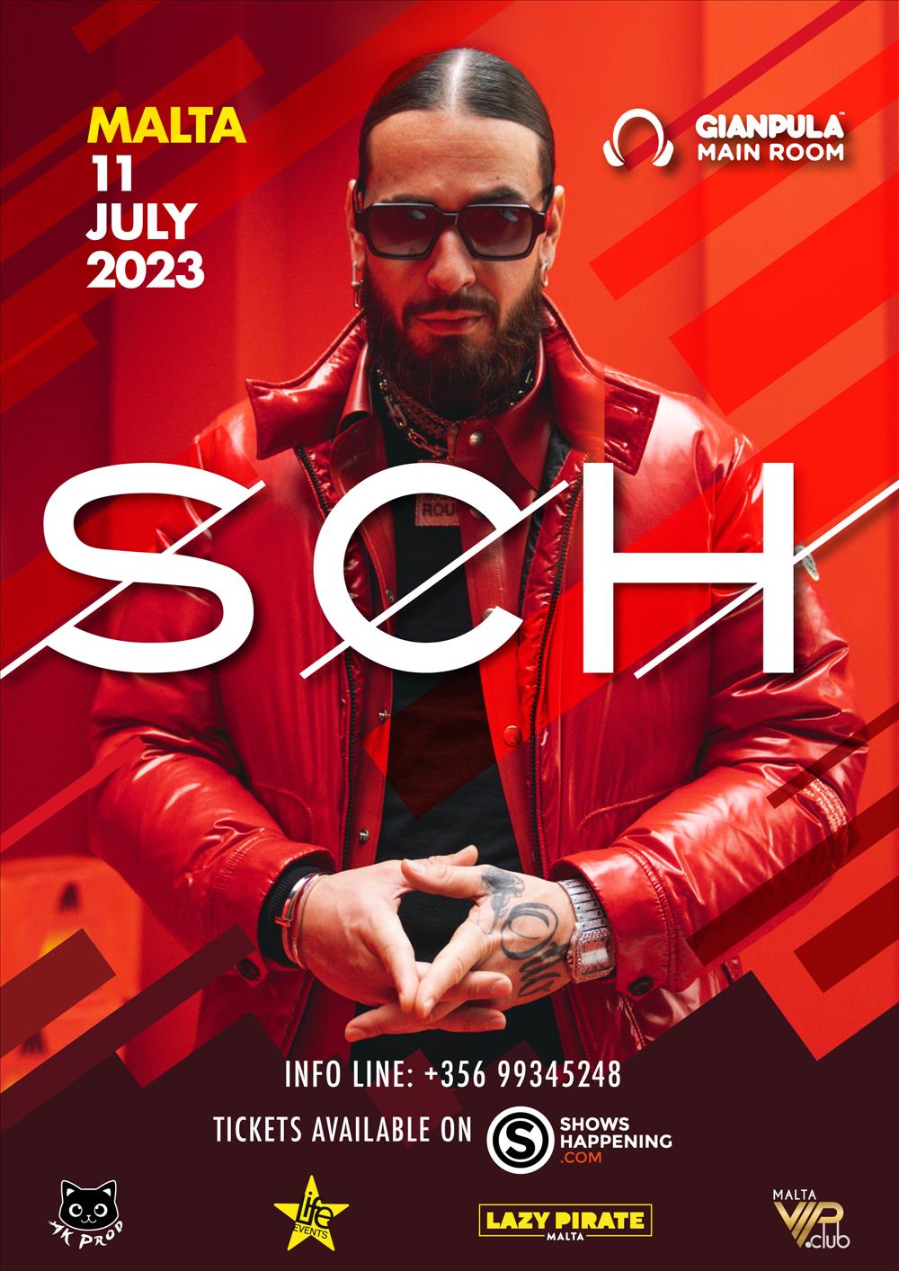 SCH - MALTA // 11 JULY 2023 poster