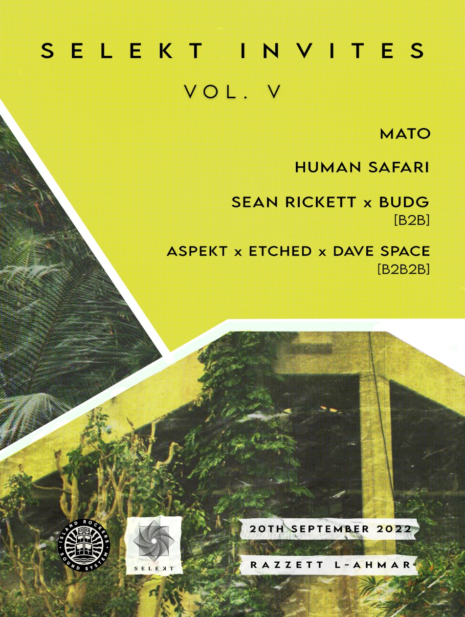Selekt Invites Vol. V @ Razzett L-Ahmar’ poster