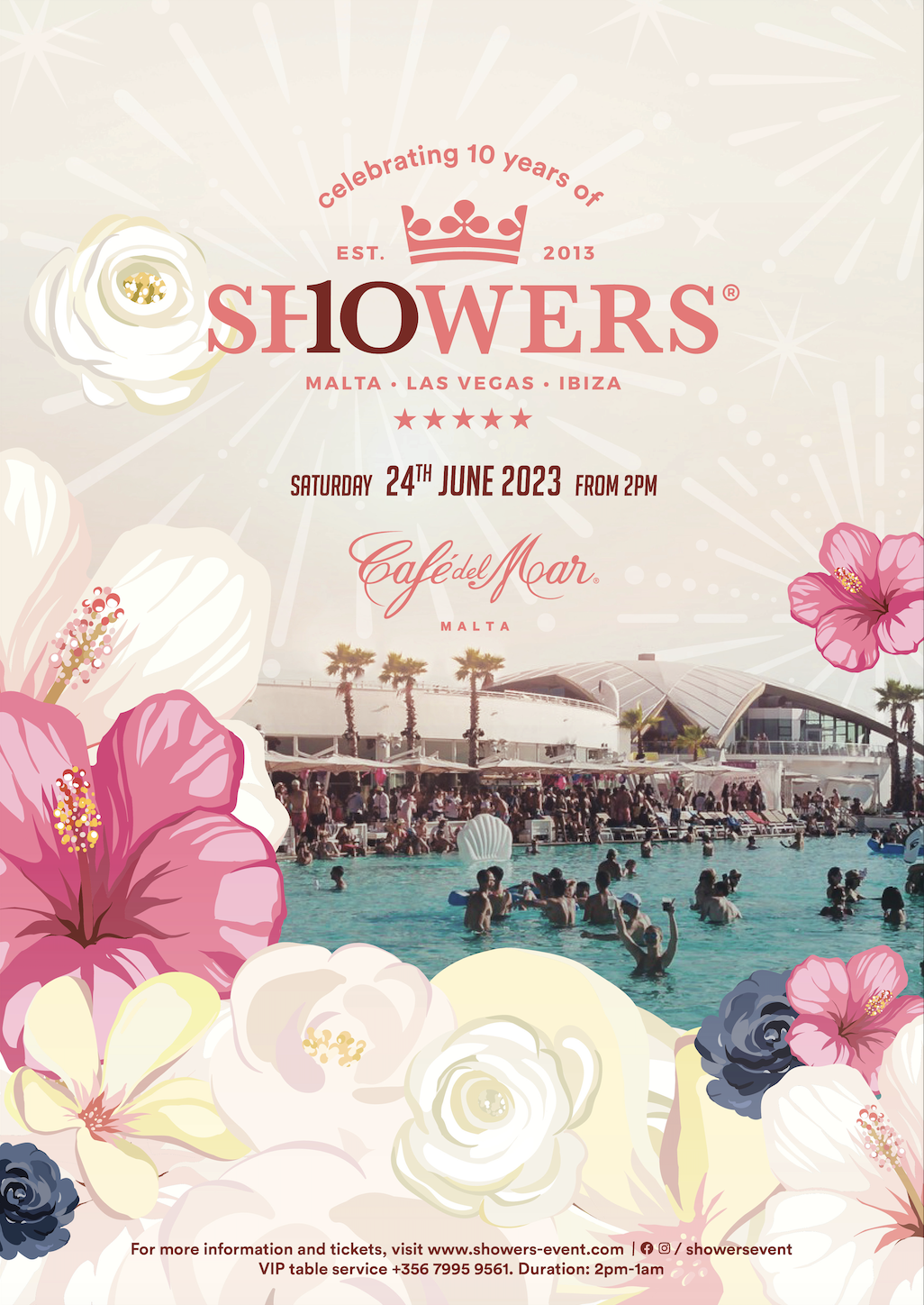 Showers 2023 - 10 Year Anniversary poster