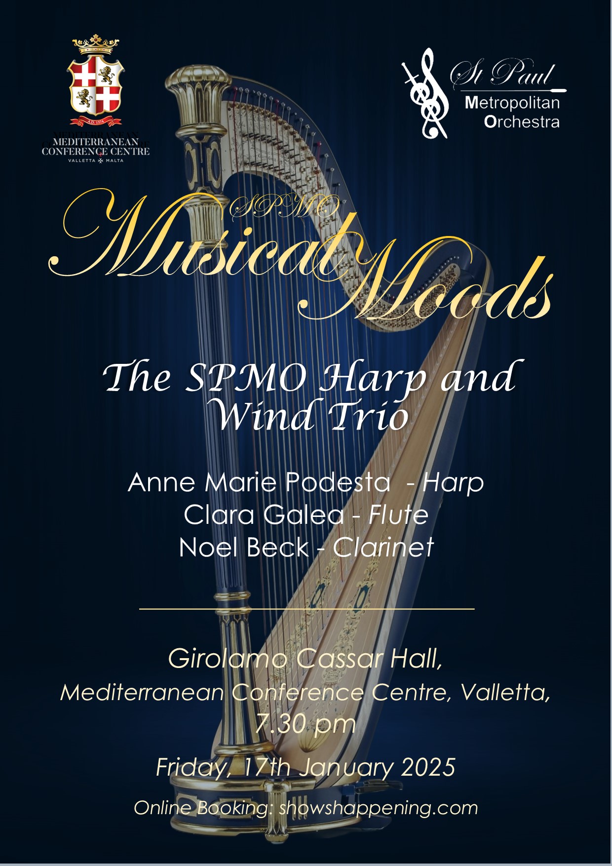 SPMO - HARP AND WIND TRIO poster