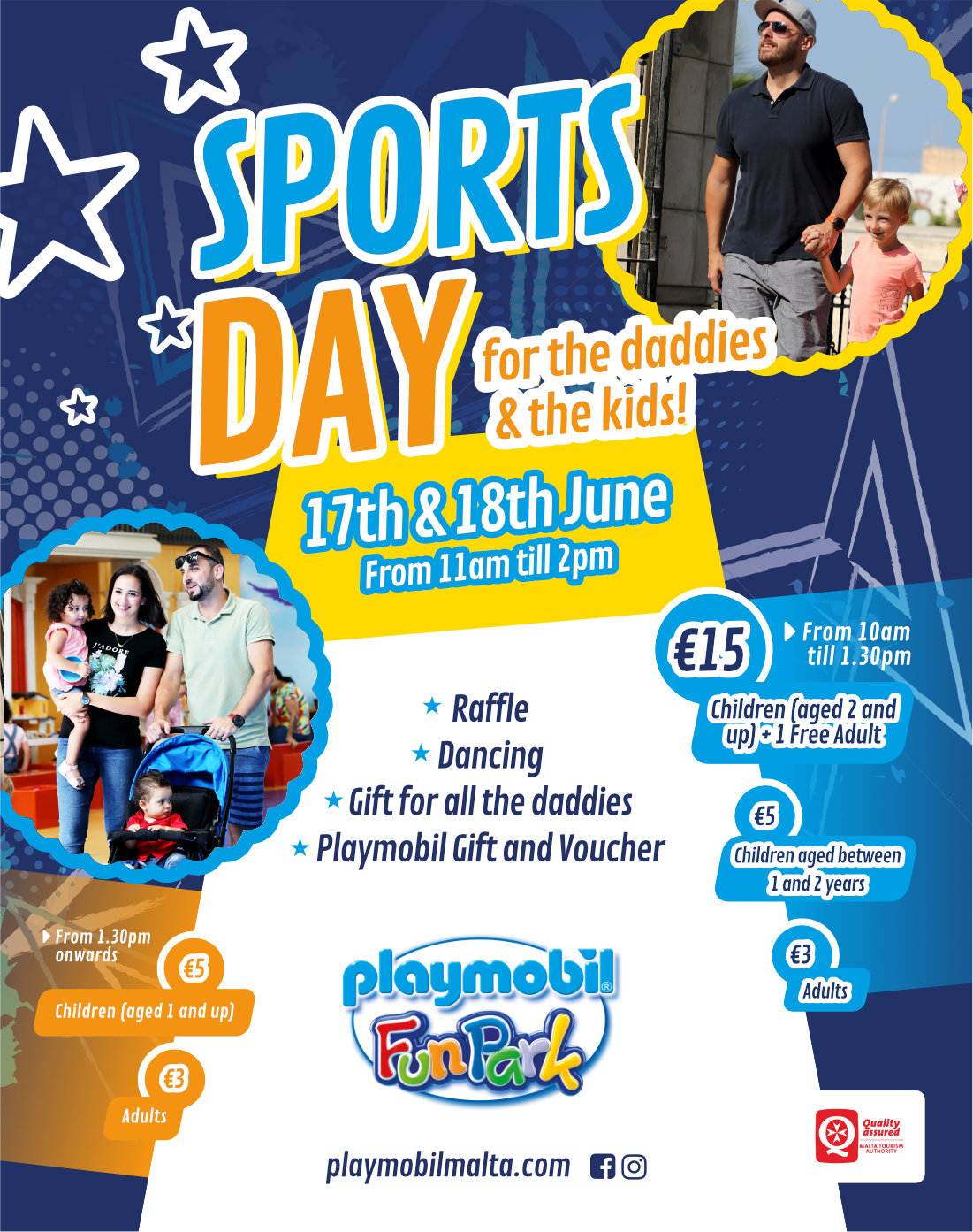 Sports Day on Father's Day weekend poster
