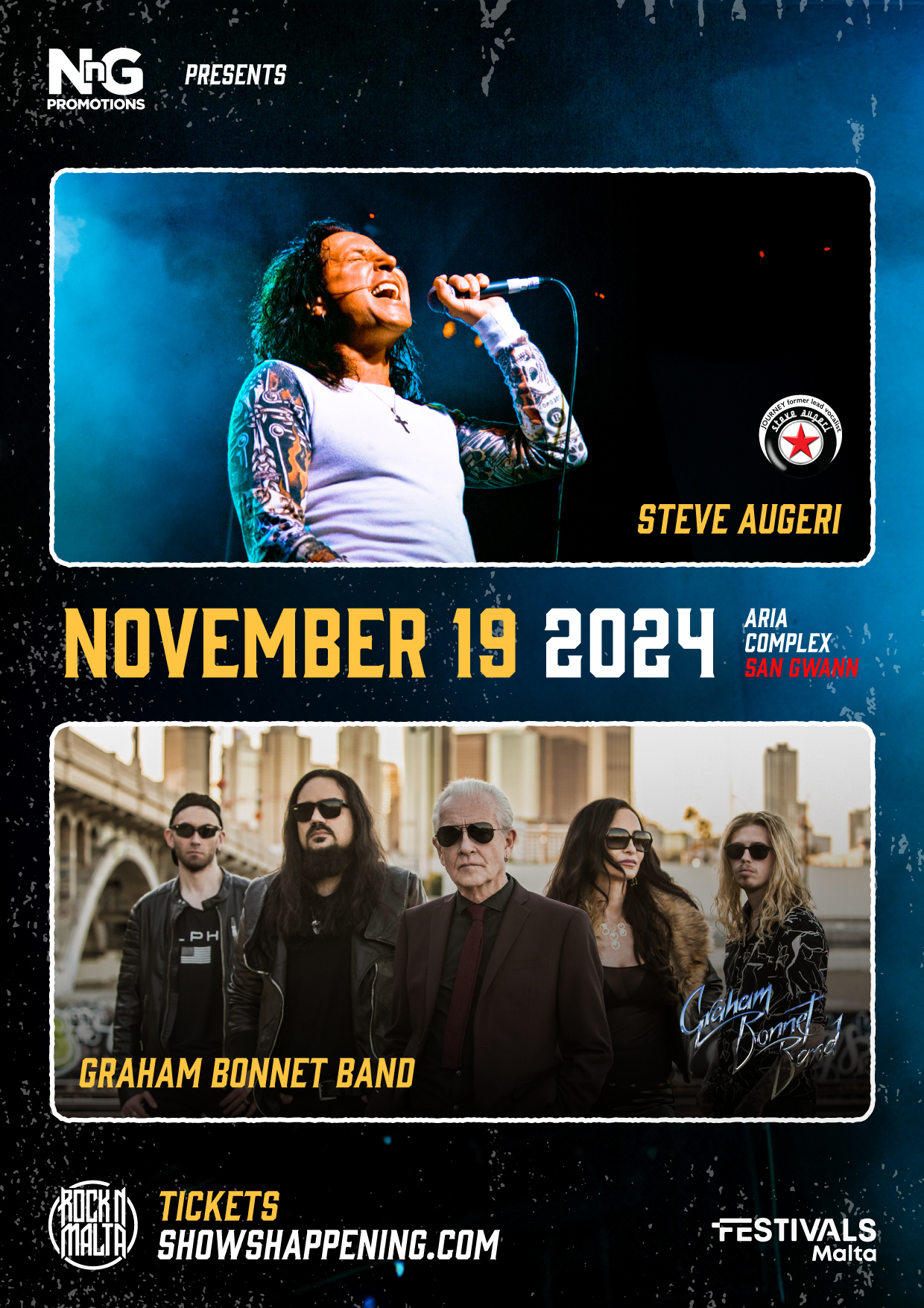 Journey Former Lead Vocalist STEVE Augeri / Graham Bonnet Band