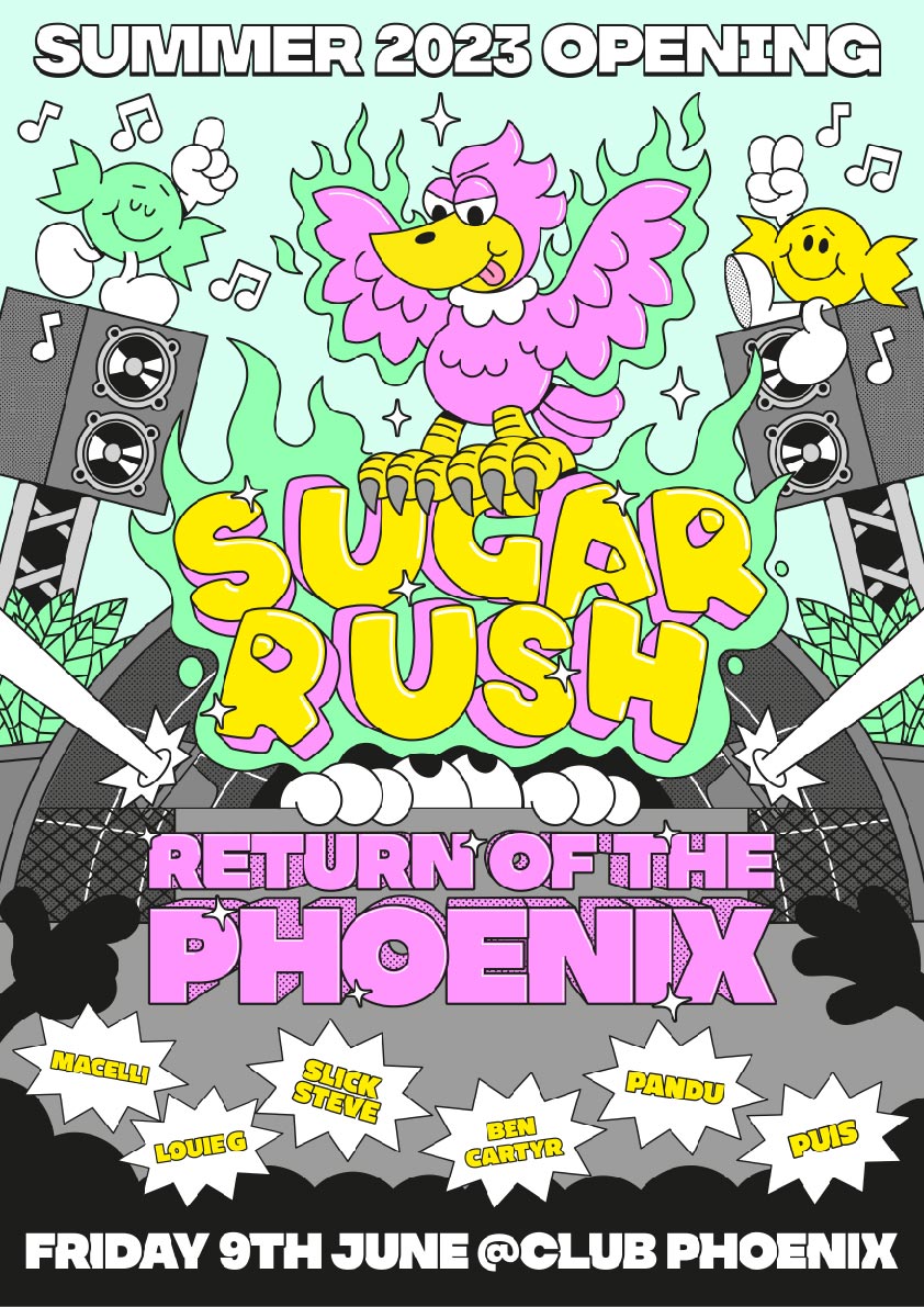 Sugar Rush - Return of the Phoenix 🐦‍🔥 [Friday 9th June] poster