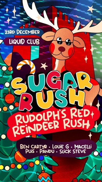 Sugar Rush: Rudolph's Red Reindeer Rush poster