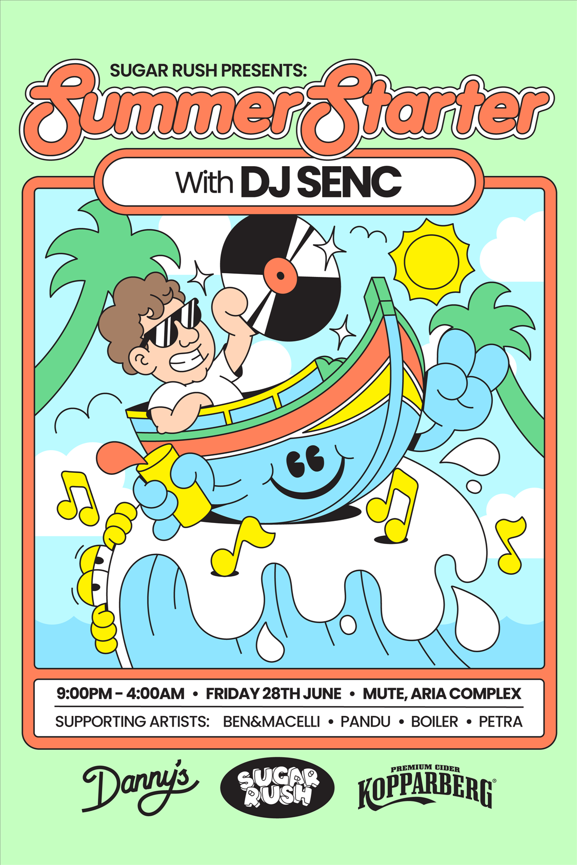 Sugar Rush - Summer Starter with DJ Senc poster