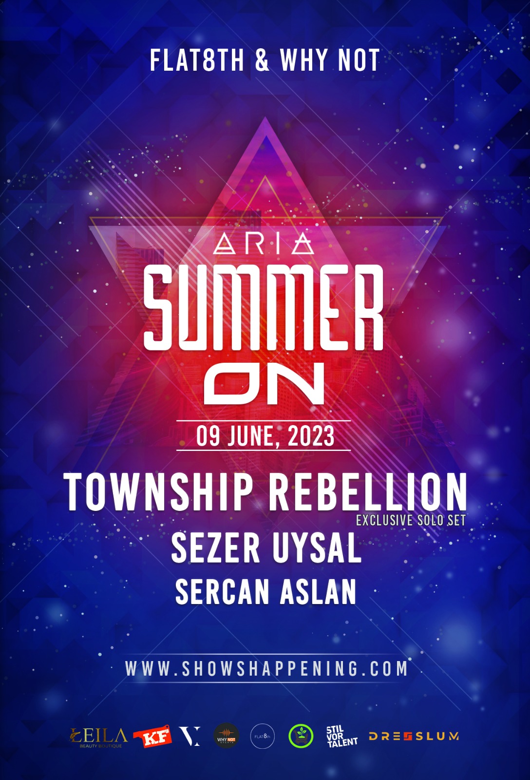 Summer On · Aria Complex · Township Rebellion & Sezer Uysal poster